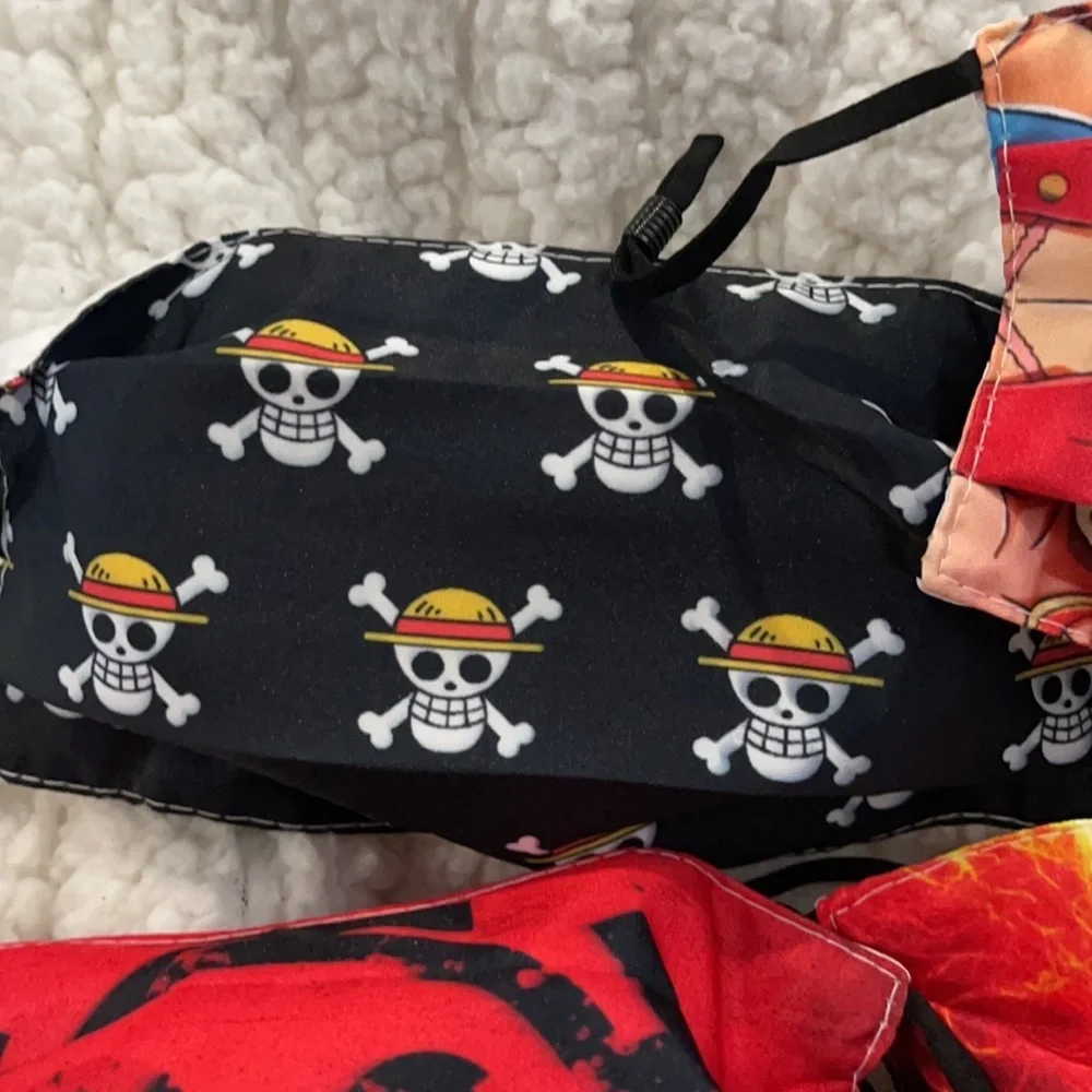 New set/5 Luffy Pirate face masks